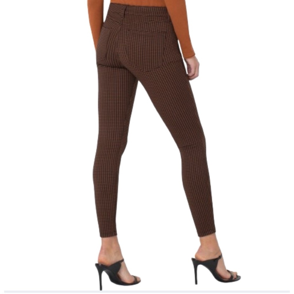 LIVERPOOL LOS ANGELES NWT Madonna Skinny Jersey Houndstooth Jeggings Size 12/31 - Picture 2 of 8